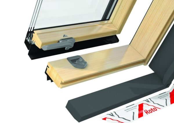 Мансардное окно ROTO Designo R49 (двухкамерный стеклопакет)