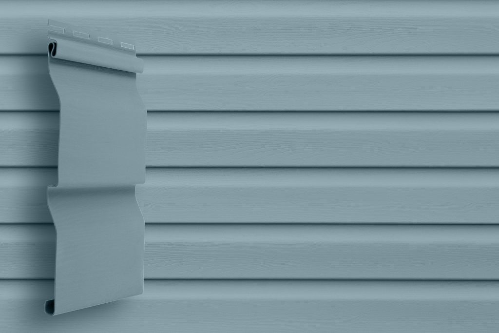 Виниловый сайдинг Grand Line Корабельный брус D4.0 Голубой (Color +)