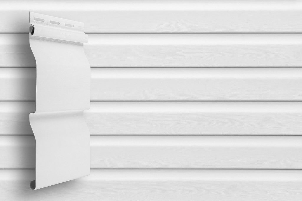 Виниловый сайдинг Grand Line Корабельный брус D 4.4 Белый