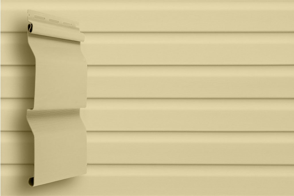 Виниловый сайдинг GL Корабельный брус D 4.4 Ванильный