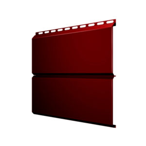 Металлический сайдинг ЕвроБрус Полиэстер RAL3005 0,4 мм