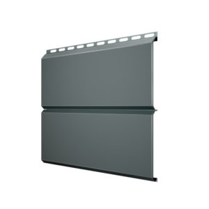 Металлический сайдинг ЕвроБрус Полиэстер RAL7004 0,4 мм