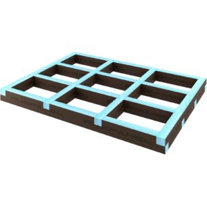 Подиум для поддона Ruspanel (Руспанель) RPG 1200х900х50 мм каркасный прямоугольный