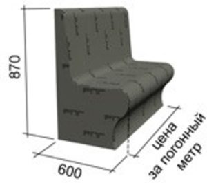 Сидение для хамама Ruspanel Comodo