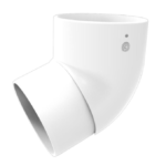 Колено водосточной трубы 67° RUPLAST PVC 125/80