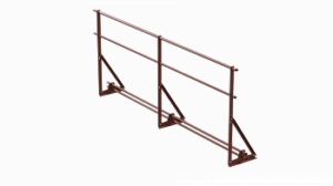 Ограждение кровельное VEGA lite со снегозадержателем 90 см для МЧ, ПН, мягкой кровли