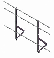 Ограждение кровельное Optima 1,2х3м