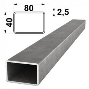 Труба профильная 80х40х2,5мм