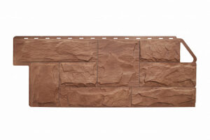 Фасадные панели "Гранит Эко", терракотовый