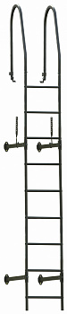 Лестница стеновая 3м в комплекте с крепежом