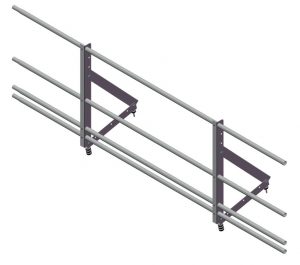 Ограждение кровельное со снегозадержанием Optima 650х2,0 м