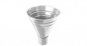 Воронка водосборная большая для ВС металл GL PU 300/100 мм