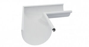 Угол желоба внешний для ВС металл GL PU 90 гр 150 мм