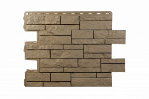 Фасадные панели "Камень Шотландия ЭКО", бежевый