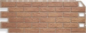Фасадные панели "Кирпич", бежевый