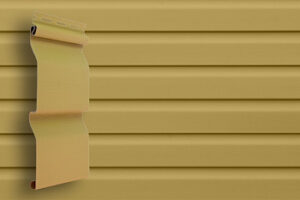 Виниловый сайдинг GL Slim Корабельный брус D4 карамельный (премиум)