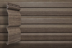 Виниловый сайдинг GL Slim Корабельный брус D4 TUNDRA Кедр