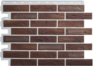 Фасадные панели "Кирпич Рижский", 01