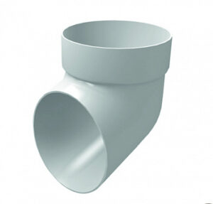 Колено сливное для водостока ПВХ 135х90 Grand Line