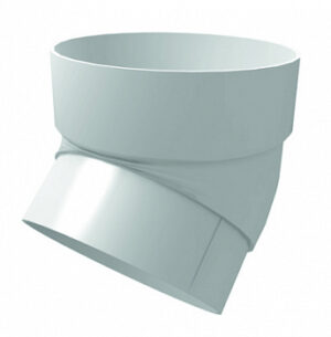 Колено трубы 45° для водостока ПВХ 135х90 Grand Line