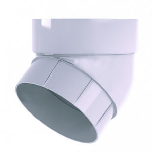 Колено трубы 67° для водостока ПВХ 135х90 Grand Line