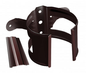 Кронштейн трубы на дерево для ВС металл GL PU 90 мм