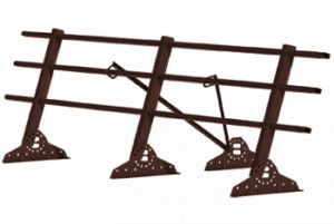 Ограждение для фальцевой кровли Grand Line 1,2м х 3 м