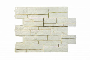 Фасадные панели "Камень Шотландия ЭКО", песчаный