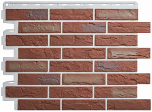 Фасадные панели "Кирпич Рижский", 02