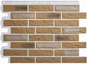 Фасадные панели "Кирпич Рижский", 03