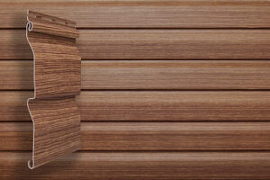 Виниловый сайдинг GL Slim Корабельный брус D4 TUNDRA рябина