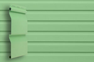 Виниловый сайдинг GL Slim Корабельный брус D4 салатовый