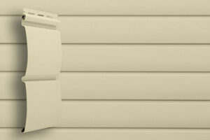 Виниловый сайдинг GL Блок Хаус D4.8 слоновая кость