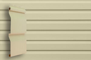 Виниловый сайдинг GL Slim Корабельный брус D4 слоновая кость