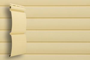 Виниловый сайдинг GL Блок Хаус D4.8 ванильный