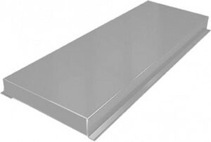 Линеарная панель ST Line panel 24х172/20 (закрытые торцы, руст 20 мм, оцинкованная)