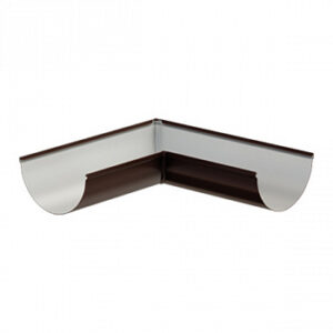 Водосток 185х140. ЖЕЛОБ УГЛОВОЙ 90 градусов