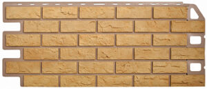 Фасадные панели "Кирпич", желтый