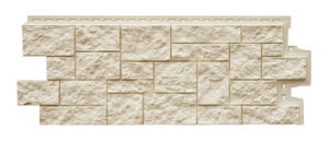 Фасадные панели Grand Line Дикий камень. Classic Молочный