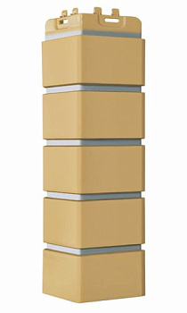 Угол Песочный со швом RAL 7006. Серия Design Клинкерный кирпич