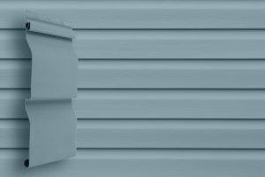 Виниловый сайдинг Grand Line Корабельный брус D4.0 Голубой (Color +)