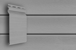 Виниловый сайдинг GL Natural-брус Серый