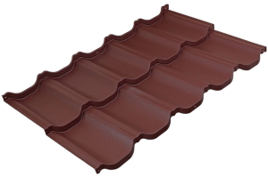 Модульная матовая металлочерепица Венеция V МАТТ 0,45 мм