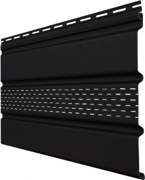 Софит частично перфорированный черный (Acryl) от Grand Line