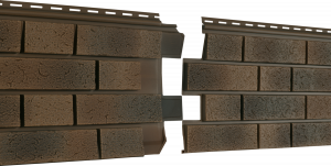 Фасадные панели Стоун Хаус S-Lock Клинкер Нордик Лава