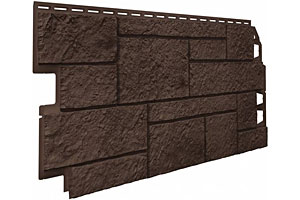 Фасадная панель VILO Sandstone Dark Brown (Темно-коричневый)