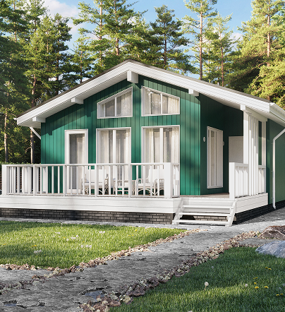 Панельно - каркасные дома ПРЕФАБ