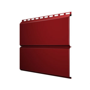 Металлический сайдинг ЕвроБрус Полиэстер RAL3011 0,4 мм