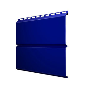 Металлический сайдинг ЕвроБрус Полиэстер RAL5002 0,4 мм