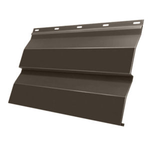 Металлосайдинг "Корабельная доска" Полиэстер 0,4 RAL8019